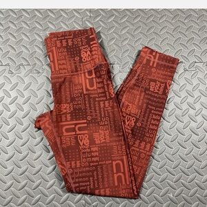 lululemon athletica Graphic Red Leggings